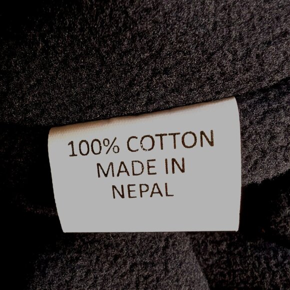 LEOPARDS & ROSES coat jacket Sz S embroidered 100% COTTON ETHICAL MADE in NEPAL - Picture 12 of 14